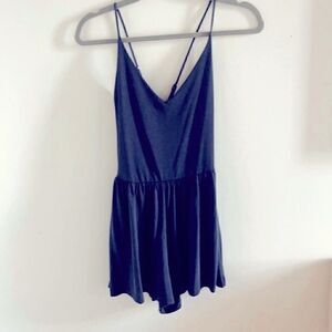 Forever 21  - Navy Blue Romper Size Small